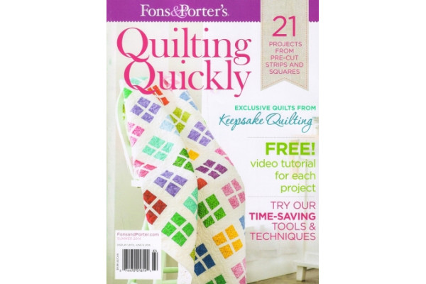 Журнал Fons&Porter's Love of Quilting Quilting Quickly Summer 2014 LQ140064 *14154*