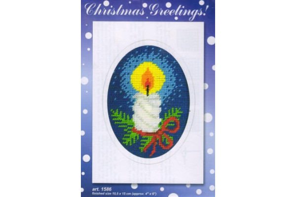 Набор для вышивания ORCHIDEA 1586 открытка (10,5х15 см) *17210*