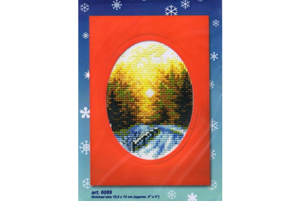 Набор для вышивания ORCHIDEA 6089 открытка (10,5х15 см) *17213*