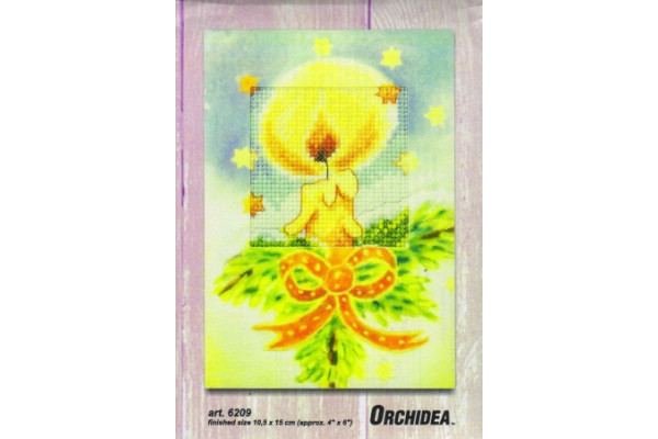 Набор для вышивания ORCHIDEA 6209 открытка (10,5х15 см) *17215*