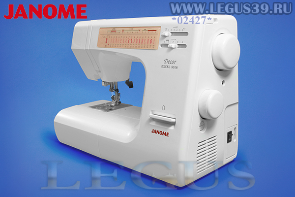 Швейная машина Janome Decor Excel 5018 (с жестким чехлом - hard cover)