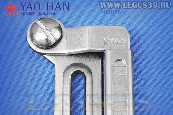 Приспособление "подгиб" A11 10,00мм 3/8" (Тайвань) (YAO HAN) подворот материала вверх закрытым полуторным подворотом, для 1-игольной прямострочной машины (65г)
