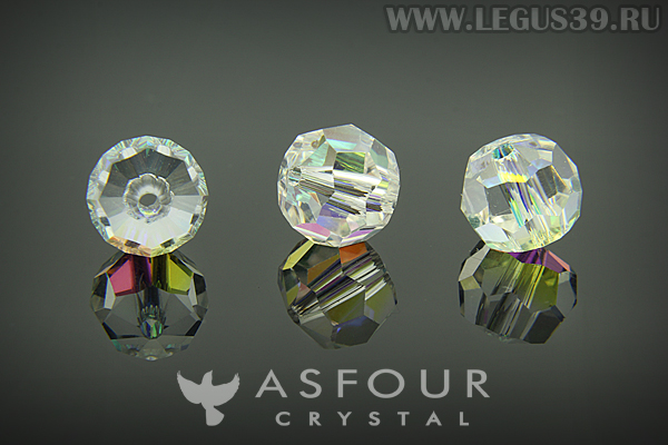 Бусины 1502 Asfour Crystal 8 мм цвет: AB
