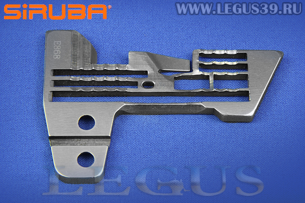 Игольная пластина E868 SIRUBA для 5-ти ниточного промышленного оверлока, для тяжелого материала SIRUBA 757-516H2-56