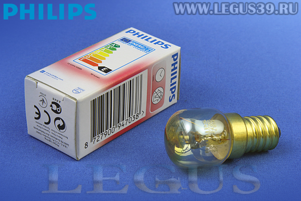 Лампочка E14 резьбовая PHILIPS в блистере AppT25 (13,64 мм) 25W 230-240V для швейных машин
