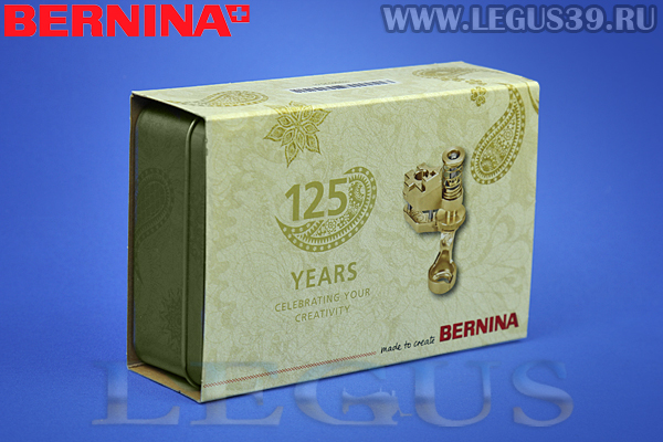 Лапка 103365.70.01 Bernina №72 золотая, регулируемая лапка для шитья по разметке