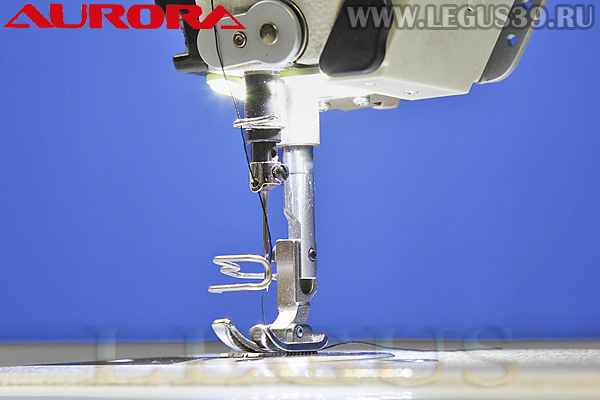 Прямострочная швейная машина Aurora A-7300H для легких и средних материалов с обрезкой нити и подъемом лапки (встроенный сервопривод)