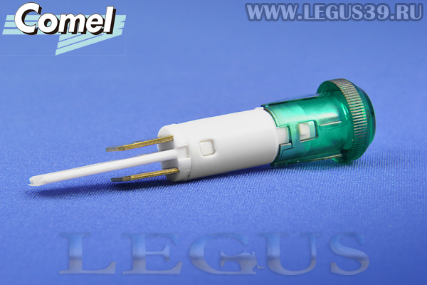 Лампочка B0052 индикаторная (сигнальная) COMEL при понижении давления пара в бойлере зеленый колпачек 230V, COMEL Snail 1, 2, 3