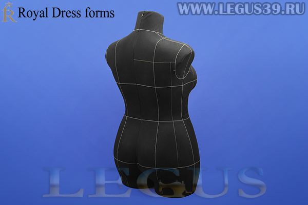 Манекен 20020 мягкий (торс) Royal Dress forms, Monica ГОСТ женский, размер 52 (104-85-112) Цвет: Черный