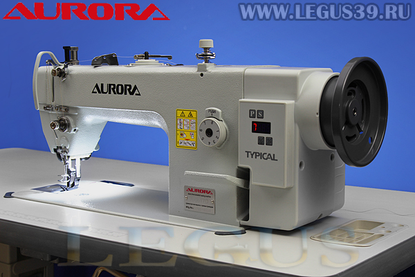 Швейная машина Aurora A-0617D тройное продвижение для тяжелых материалов и кожи, нитка 20ка max (Встроенный сервопривод)