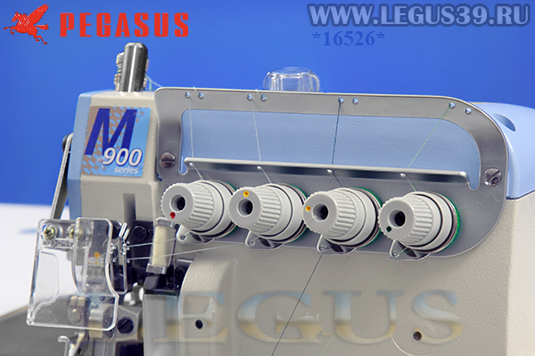 Оверлок Pegasus M952-52-2x4/D222/Z054 Четырехниточная двухигольная стачивающе-обметочная машина с установленным встроенным сервоприводом 255917