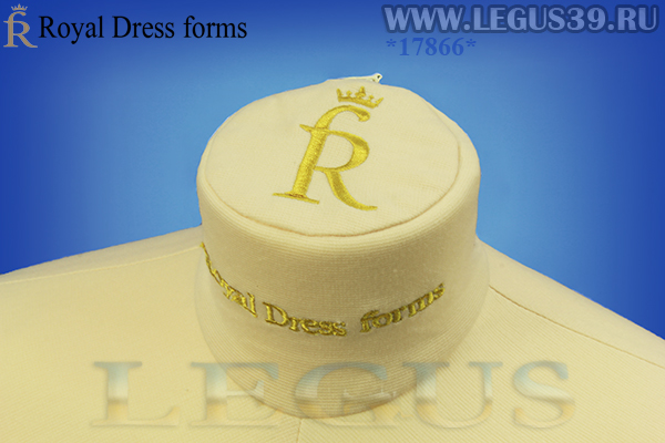 Манекен мягкий (торс) Royal Dress forms, Пенелопа S Цвет:Бежевый (комплектация - фиксатор вращения плоский, стойка "Звезда")
