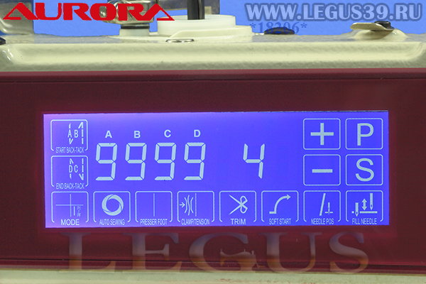 Швейная машина Aurora S-7000D-403 - прямострочная машина для легких и средних материалов с автоматической обрезкой нити (встроенный сервомотор) арт. 295025
