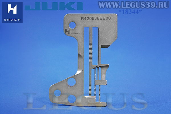 Игольная пластина JUKI R4205-J6E-E00 для MO6714-BE4-40H (2.0x4.0) 4х ниточного промышленного оверлока Throat plate