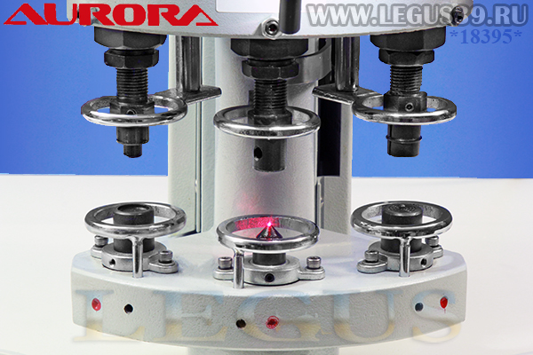 Пресс X-3M Aurora универсальный для установки кнопок, блочек, хольнитенов и джинсовых пуговиц трехпозиционный с встроенным сервомотором