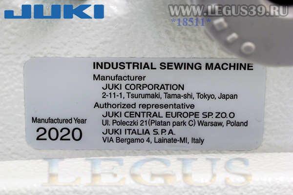 Промышленная швейная машина JUKI DDL 8000AS-MS арт.303599 для легких и средних тканей с автоматическими функциями обрезки нити, закрепки, позиционирования иглы.