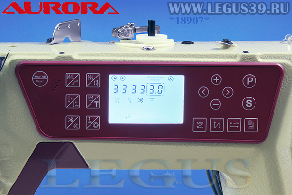 Швейная машина AURORA S-7300D-403 (встроенный сервопривод, автоматические функции, дизайнерские строчки)