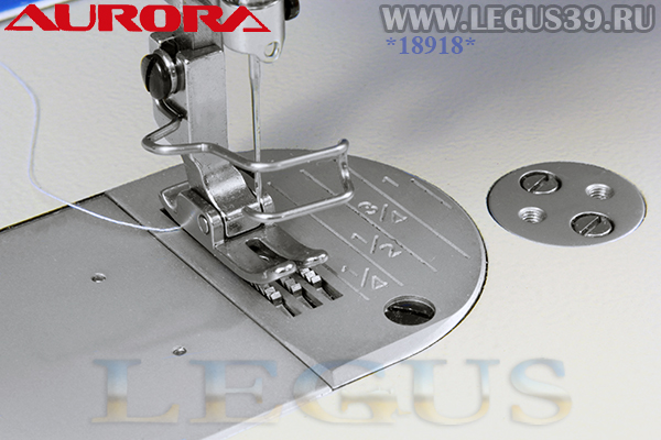 Швейная машина AURORA S-1-03 (Direct drive) арт. 317103 - прямострочная машина для легких и средних материалов (плавный старт, пошаговое шитье)