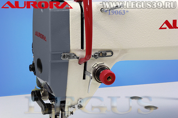 Швейная машина AURORA A-0302-E-CX-L 12мм с шагающей лапкой и увеличенным челноком для шитья тяжелых материалов толстой нитью, двойное продвижение