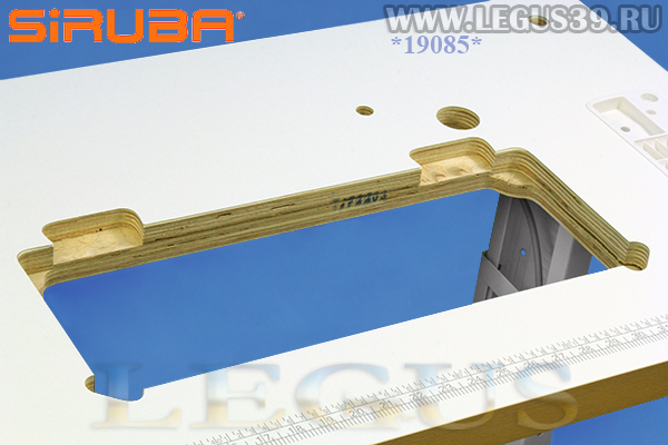 Стол для промышленной швейной машины Siruba DL720/7200/7300 series евро стадарт без выреза под ремень арт. 309631 (28кг)