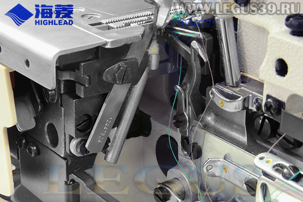 Оверлок HIGHLEAD GM288-3 4мм - трехниточная одноигольная обметочная машина для лёгких и средних тканей.