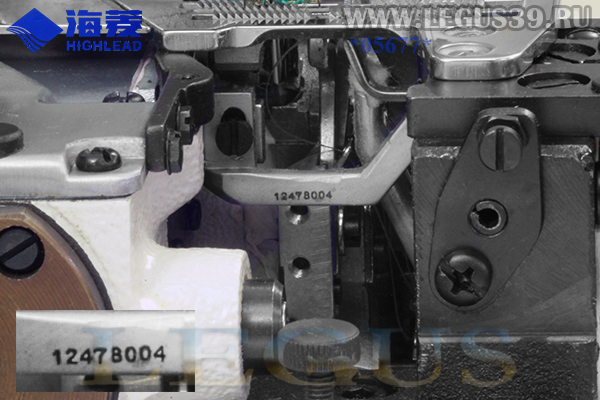 Оверлок HIGHLEAD GM288-3 4мм - трехниточная одноигольная обметочная машина для лёгких и средних тканей.
