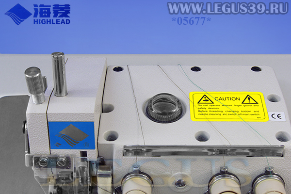 Оверлок HIGHLEAD GM288-3 4мм - трехниточная одноигольная обметочная машина для лёгких и средних тканей.