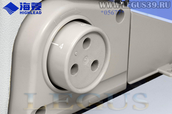 Оверлок HIGHLEAD GM288-3 4мм - трехниточная одноигольная обметочная машина для лёгких и средних тканей.