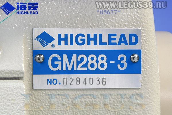 Оверлок HIGHLEAD GM288-3 4мм - трехниточная одноигольная обметочная машина для лёгких и средних тканей.