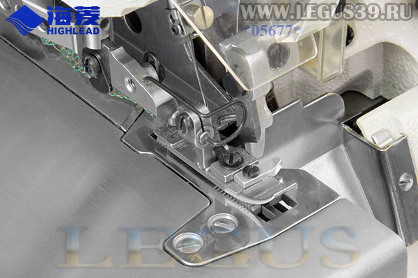 Оверлок HIGHLEAD GM288-3 4мм - трехниточная одноигольная обметочная машина для лёгких и средних тканей.