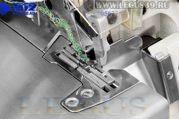 Оверлок HIGHLEAD GM288-3 4мм - трехниточная одноигольная обметочная машина для лёгких и средних тканей.