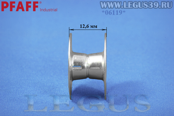 Шпулька арт.134532 PFAFF 91-174 480-05 ALU 98, GOLDEN WHEEL CS-335 LBH\PFAFF-335G, 2081, 1181G (91-174 480-05) (22*12,7мм) алюминиевая с прорезью (5г)