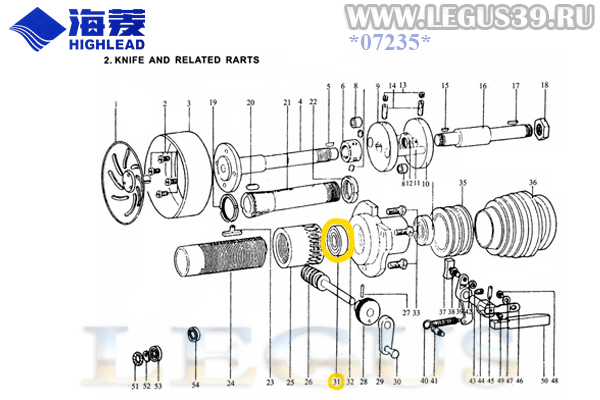 Подшипник 6203Z Pulley shaft bearings машины для срезания (утоньшения) края кожи HIGHLEAD YXP-18