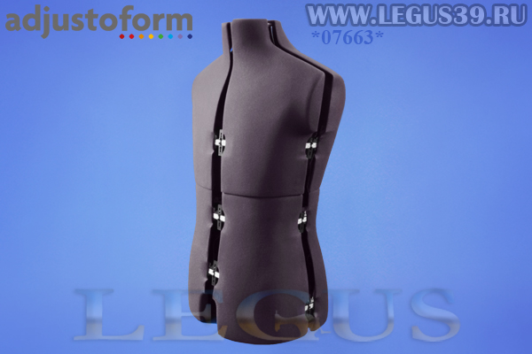 Манекен раздвижной мужской Adjustform MyDouble MALE FORM Grey, размер 46-56, арт.7797