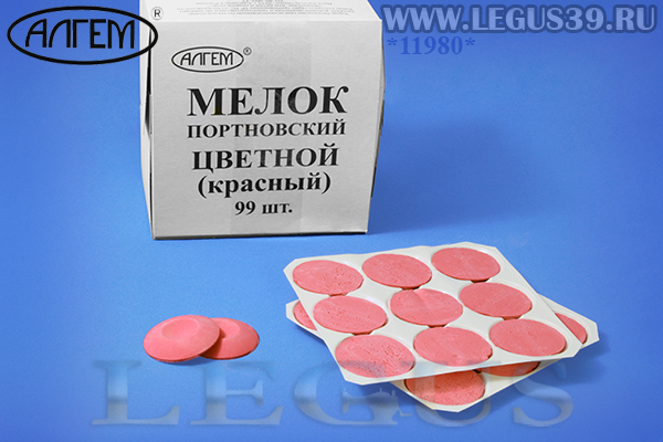 Мел портновский красный (уп.99 шт) *11980* Цена указана за 1 мелок MПЦК 99 арт.320574