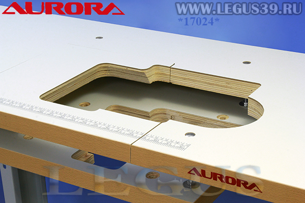 Стол 235726 для оверлока Aurora A-700D, A-800D, S-EX900D-4 (Direct drive) - series. Комплектный утопленного типа