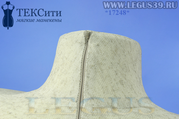Бельевой рельефный мягкий манекен (торс женский) р-р 42-44, ткань бежевого цвета, для магазинов одежды, производитель: ТEKCити