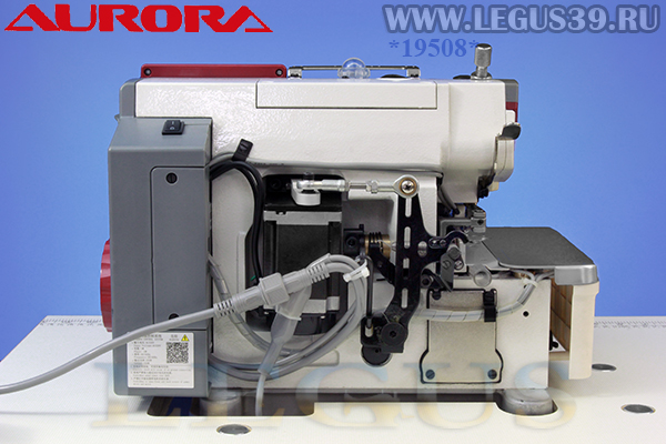 Оверлок AURORA NEVA-4 настольный (голова + стол)  Четырехниточная двухигольная стачивающе-обметочная машина со встроенным сервоприводом арт.328345