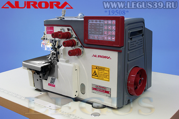 Оверлок AURORA NEVA-4 настольный (голова + стол)  Четырехниточная двухигольная стачивающе-обметочная машина со встроенным сервоприводом арт.328345