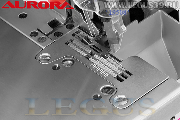 Оверлок AURORA NEVA-4 настольный (голова + стол)  Четырехниточная двухигольная стачивающе-обметочная машина со встроенным сервоприводом арт.328345