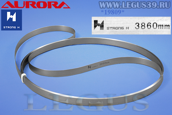 Нож ленточный арт.317013 STRONG H, лезвие для раскройно-ленточной машины AURORA BK-900 KE-3860[3A] 3860х10х0,45мм