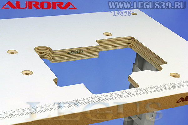 Стол арт.349755 для оверлока комплект AURORA A-900E, NEVA series, УКОРОЧЕННЫЙ 80*55см, неутопленного типа