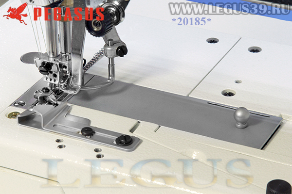Распошивальная машина PEGASUS CW52-02EX356/D (Direct drive) арт.354816 - распошивальная (плоскошовная) машина с плоской платформой (2 в 1) для окантовки косой бейкой (Встроенный сервопривод)