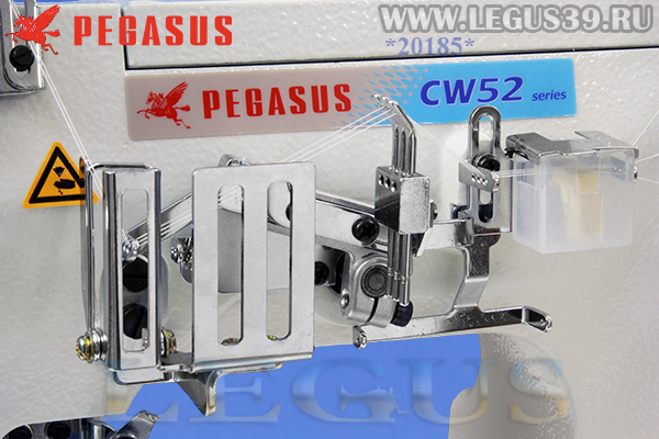 Распошивальная машина PEGASUS CW52-02EX356/D (Direct drive) арт.354816 - распошивальная (плоскошовная) машина с плоской платформой (2 в 1) для окантовки косой бейкой (Встроенный сервопривод)