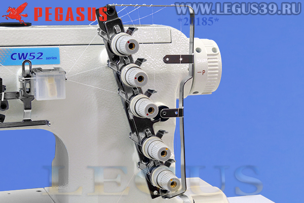 Распошивальная машина PEGASUS CW52-02EX356/D (Direct drive) арт.354816 - распошивальная (плоскошовная) машина с плоской платформой (2 в 1) для окантовки косой бейкой (Встроенный сервопривод)