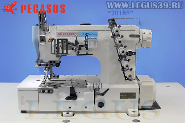 Распошивальная машина PEGASUS CW52-02EX356/D (Direct drive) арт.354816 - распошивальная (плоскошовная) машина с плоской платформой (2 в 1) для окантовки косой бейкой (Встроенный сервопривод)