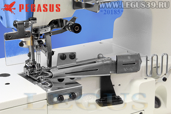 Распошивальная машина PEGASUS CW52-02EX356/D (Direct drive) арт.354816 - распошивальная (плоскошовная) машина с плоской платформой (2 в 1) для окантовки косой бейкой (Встроенный сервопривод)