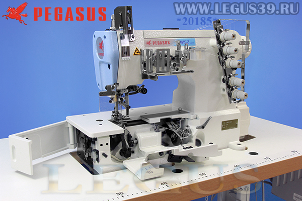 Распошивальная машина PEGASUS CW52-02EX356/D (Direct drive) арт.354816 - распошивальная (плоскошовная) машина с плоской платформой (2 в 1) для окантовки косой бейкой (Встроенный сервопривод)