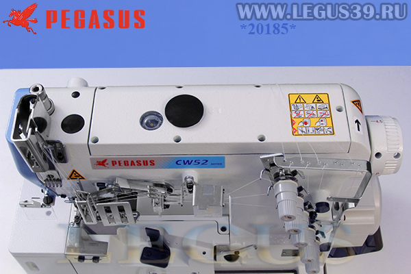 Распошивальная машина PEGASUS CW52-02EX356/D (Direct drive) арт.354816 - распошивальная (плоскошовная) машина с плоской платформой (2 в 1) для окантовки косой бейкой (Встроенный сервопривод)