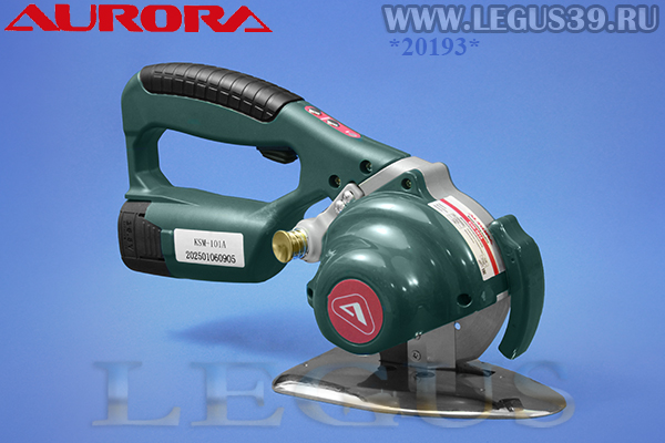 Нож раскройный дисковый AURORA KSM-101A арт.350110 с аккумулятором, лезвие 101 мм, высота резки - 28 мм